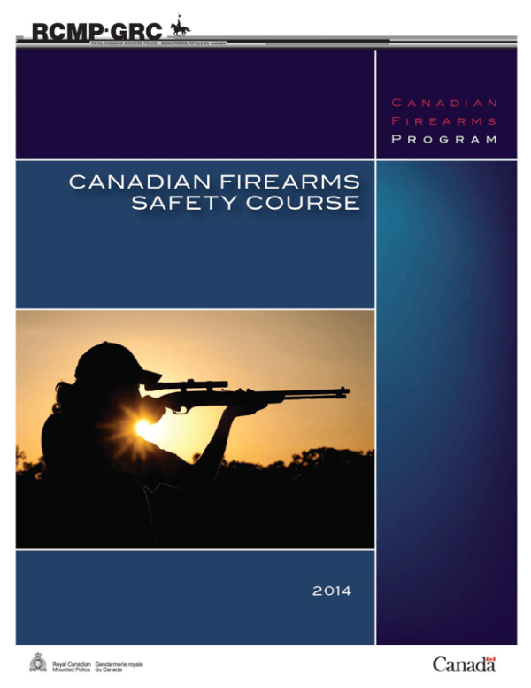 Canadian Firearms Safety Course Student Manual